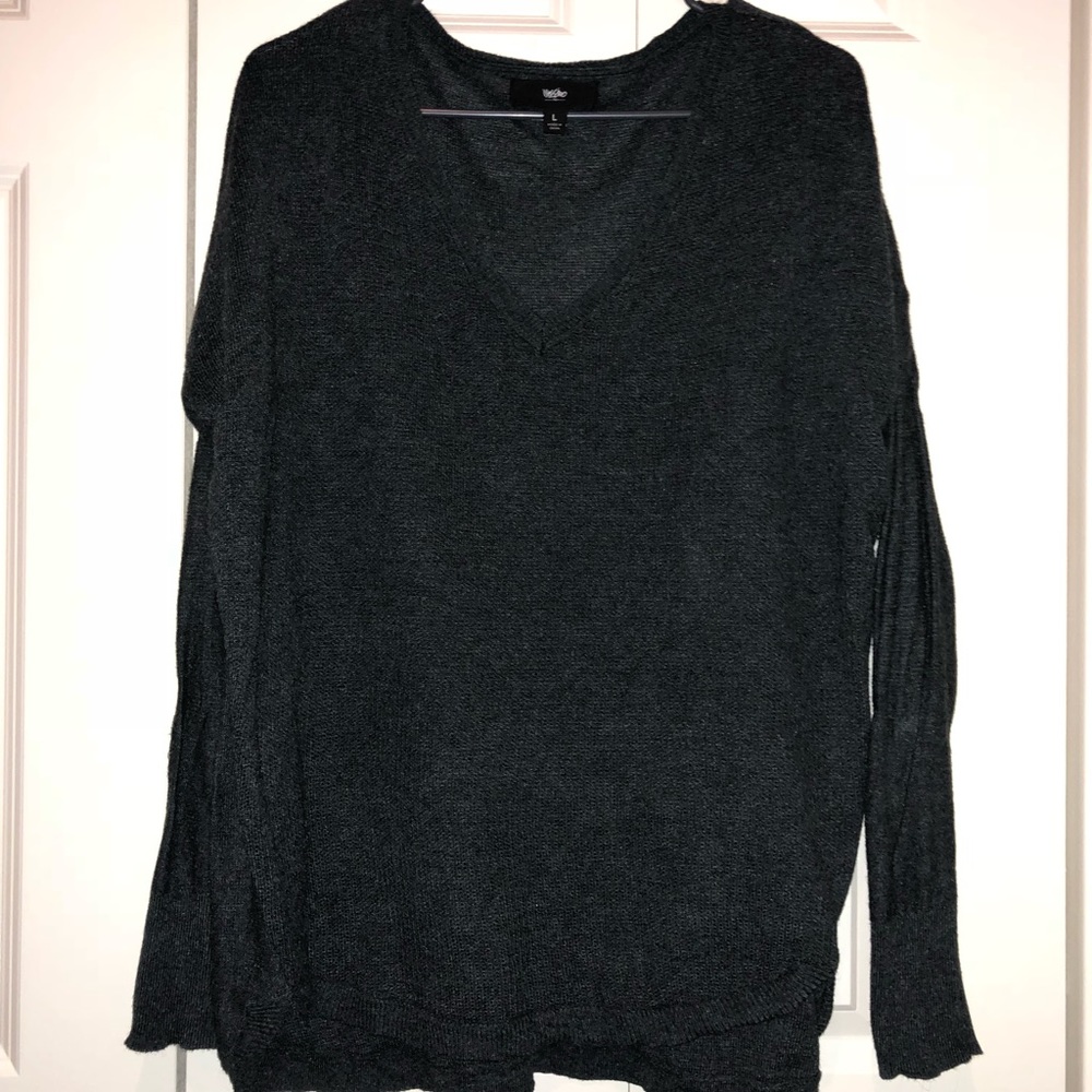 Dark gray L sweater